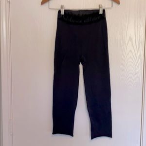 Lululemon Dark Navy High Compression Crop